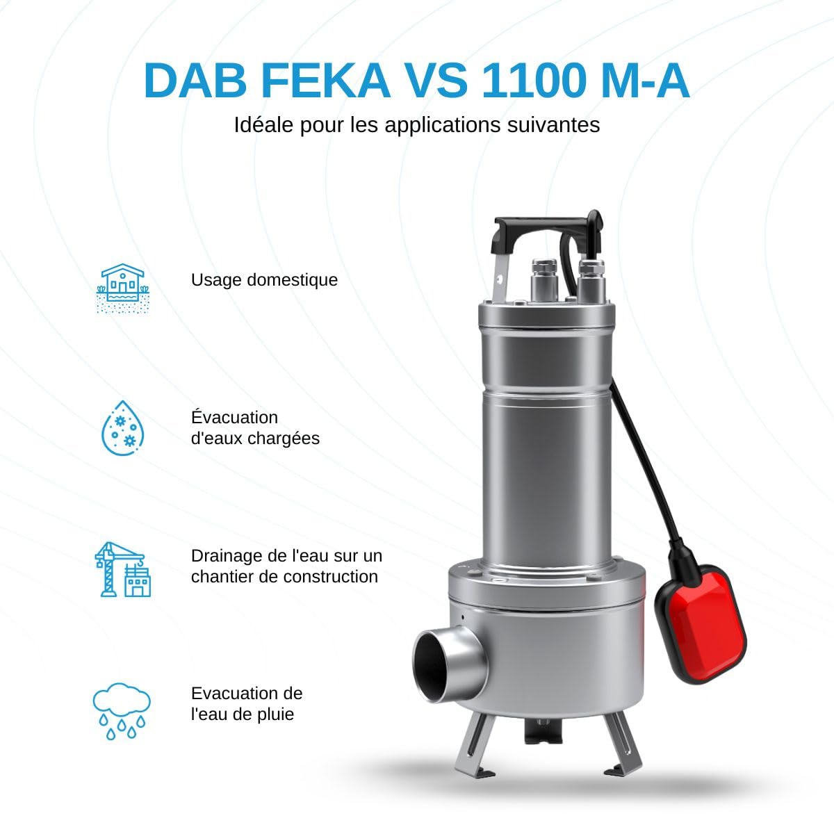 Pompa zatapialna DAB FEKA VS 1100 M-A