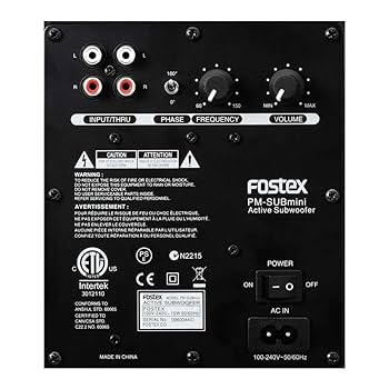 Amazon.com: Fostex PM-SUB-MINI-2 50W 5-Inch Powered