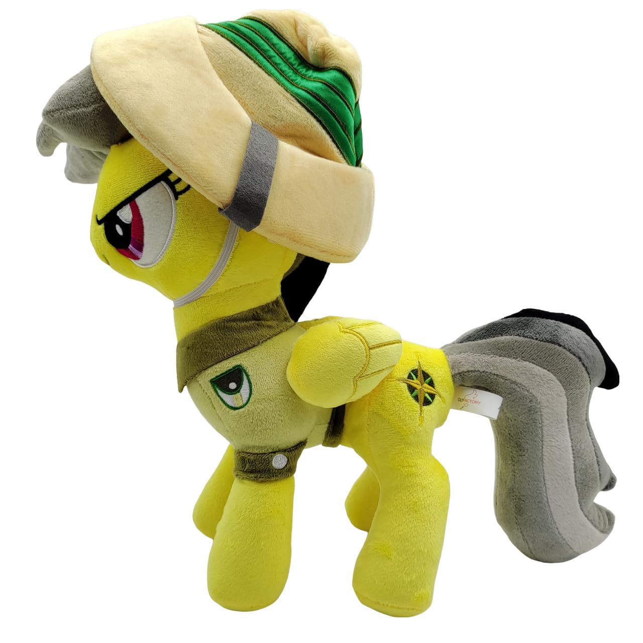 FIASHCN Anime Pony Plush Toy Kawaii Little Horse Cartoon Alicorn Twilight Sparkle Flurry Heart Unicorn Doll for Kids Gift Fearless 30cm
