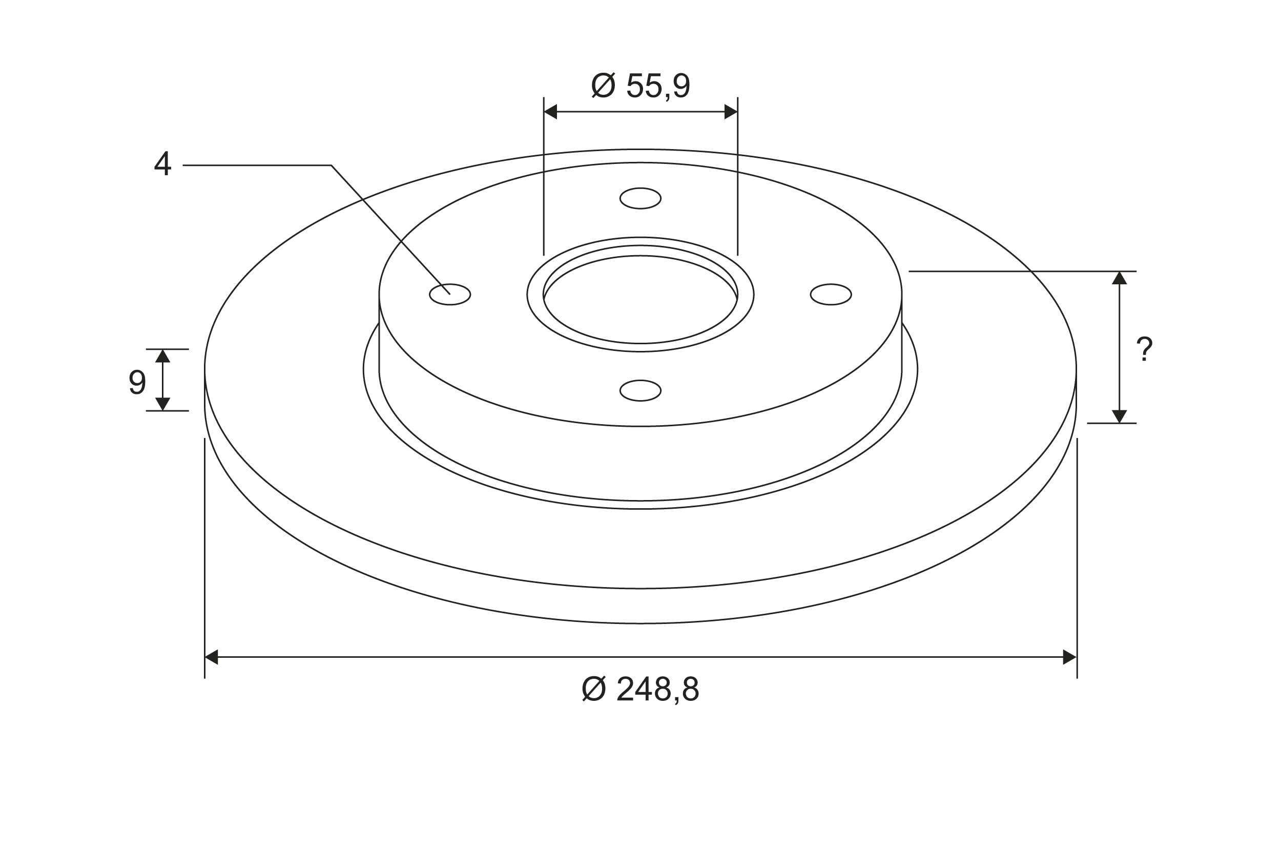 Valeo Disco de Freno Revestido, Caja de 1 Disco Macizo - Eje Trasero - Similar a Diseño y Calidad OE - 675405