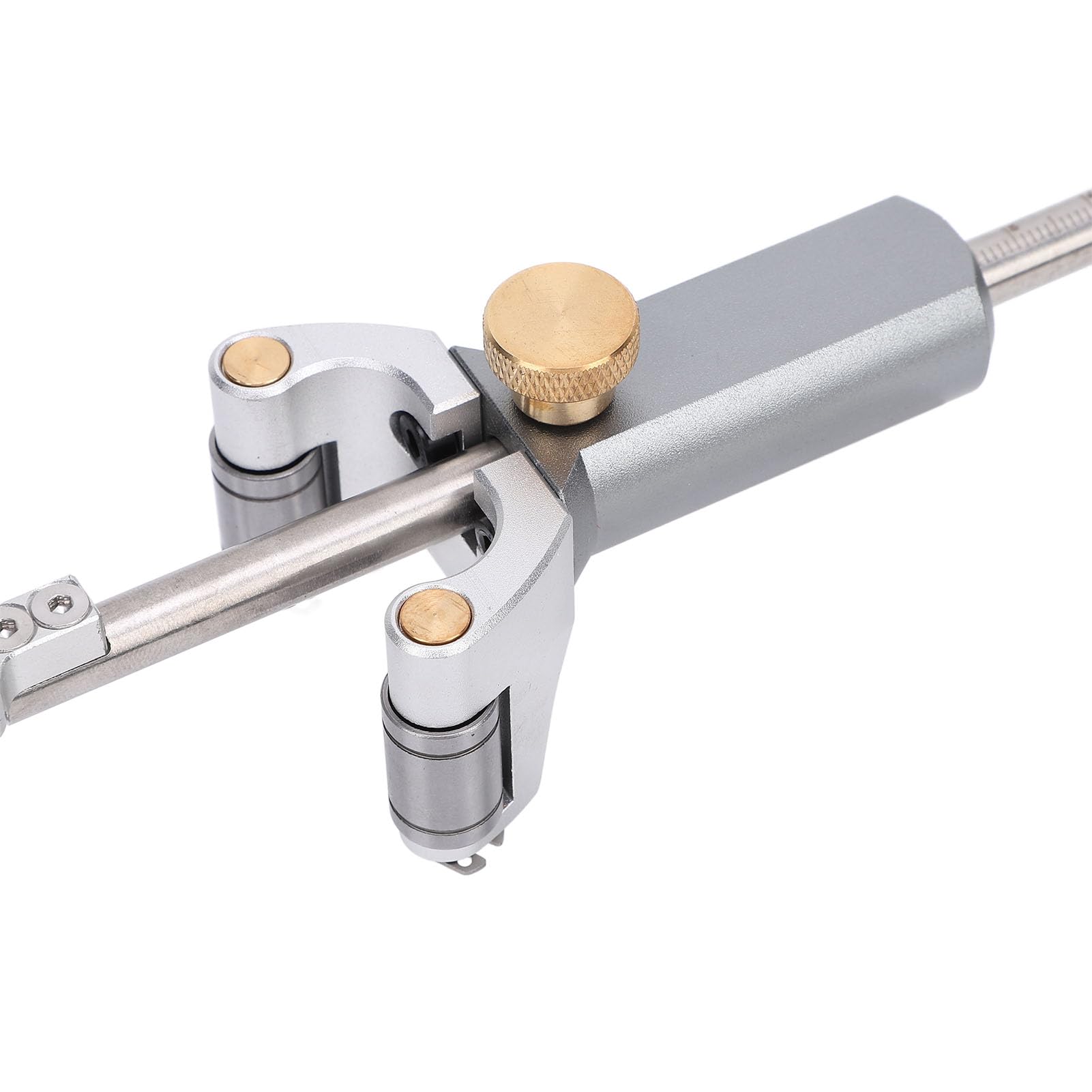 Righello per tracciatore ad lineare per la lavorazione del legno Utilizza strumento per disegnare ad dritto da 0 a 120 mm Calibro per marcatura di linee parallele per progetti