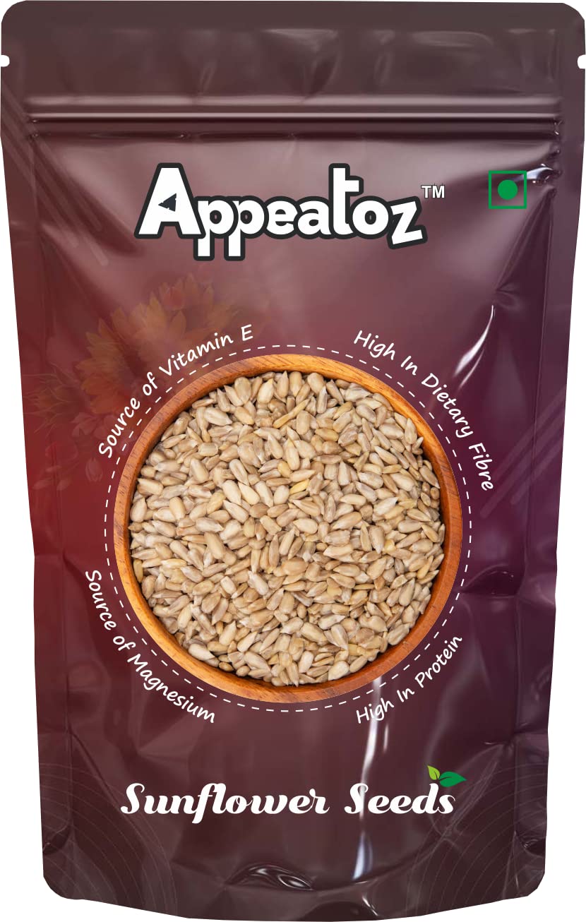 Appeatoz - Premium Roasted Sunflower Seeds 100gm | Immunity Booster | Protein & Fiber Rich| Healthy Snack | A-Grade | Pack of 1 (B0BQ4JNFJT) Amazon Price History, Amazon Price Tracker