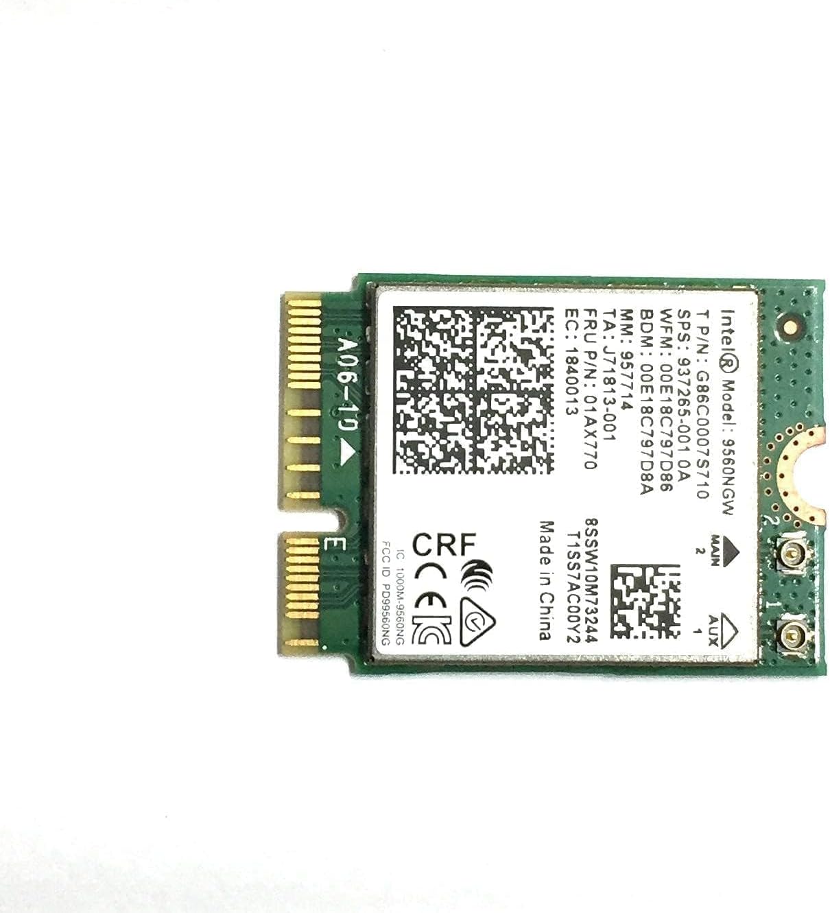 Legacy CNVio Wireless Adapter for Intel AC 9560 | Dual-Band WiFi 5 802.11ac | Up to 1.73 Gbps | Bluetooth 5.1 Compatible | Designed for 8th-9th Gen Intel CPUs | 9560NGW | No vPro