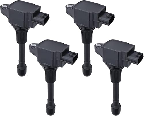 Miniatura 2 de MAYASAF Bobina de encendido UF549 (paquete de 4) para NISSAN 2007-12 Altima08-13 Rogue07-12 Sentra09-13 Cube07-12 Versa13-14 NV200, para Infiniti