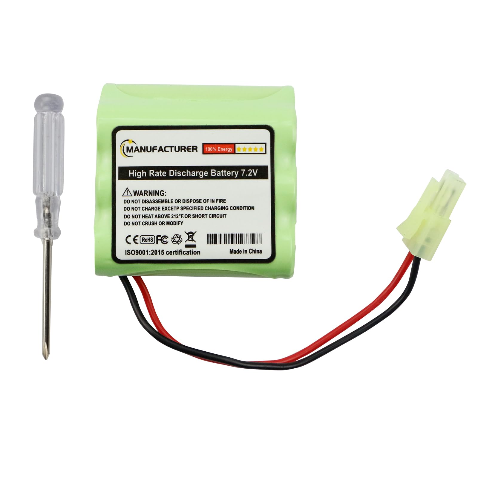 Battery Replacement for Shark V2930, V2945, V2945Z, V2950, V2950A Vacuum Carpet and Carpet Sweeper XB2950, 7.2V