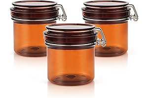 Premium 3-Pack Refillable Cosmetic Jars for Versatile Storage