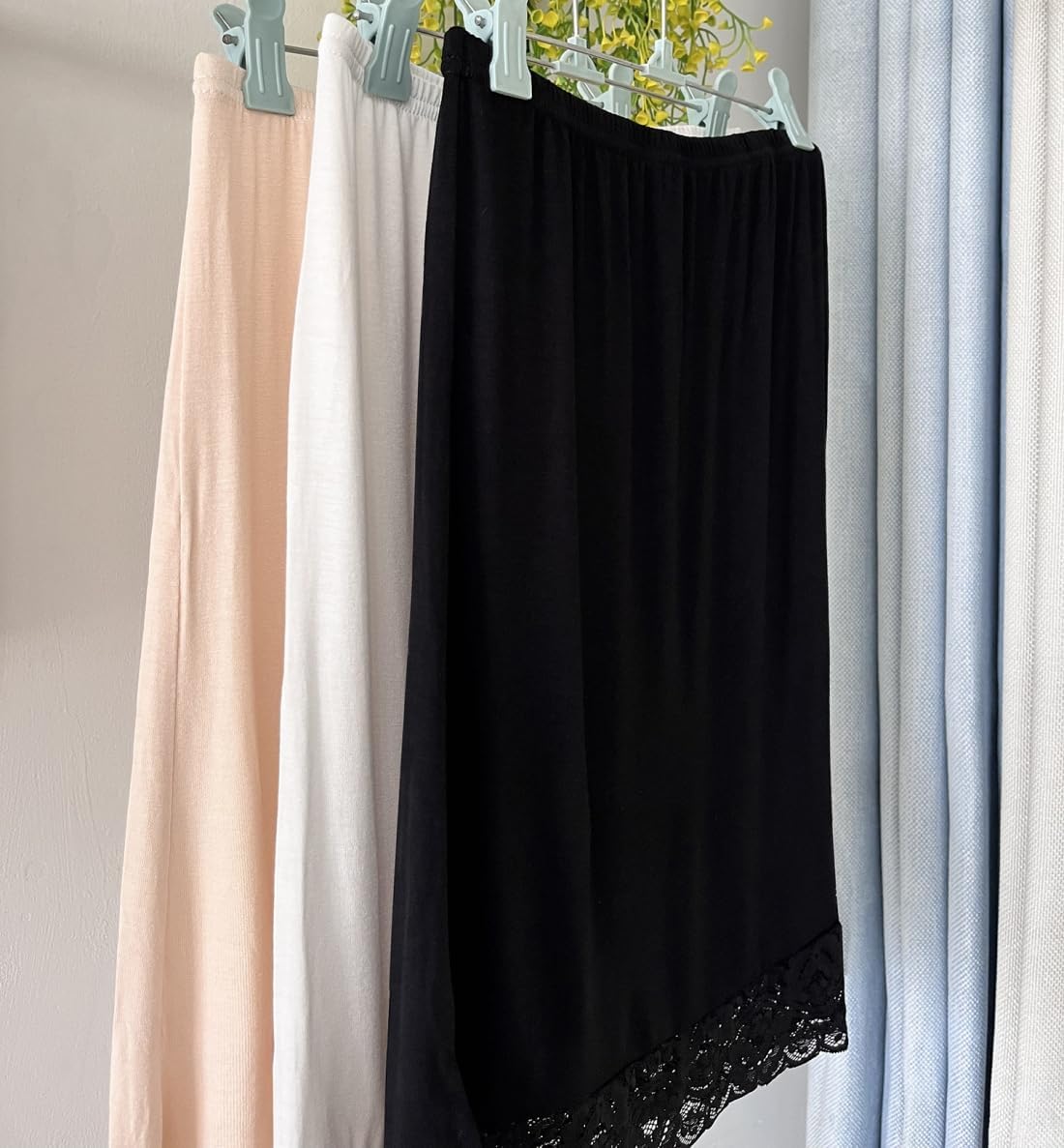 Cotton Modal Mix Natural Fiber Half slips for women 19“ - Image 8