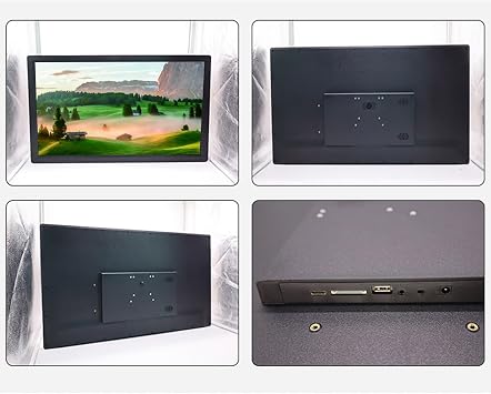 32-inch HD Digital Photo Frame, IPS Display, Wall-Mounted Advertising Machine, with 32GB Storage, Easy to Operate(Black)