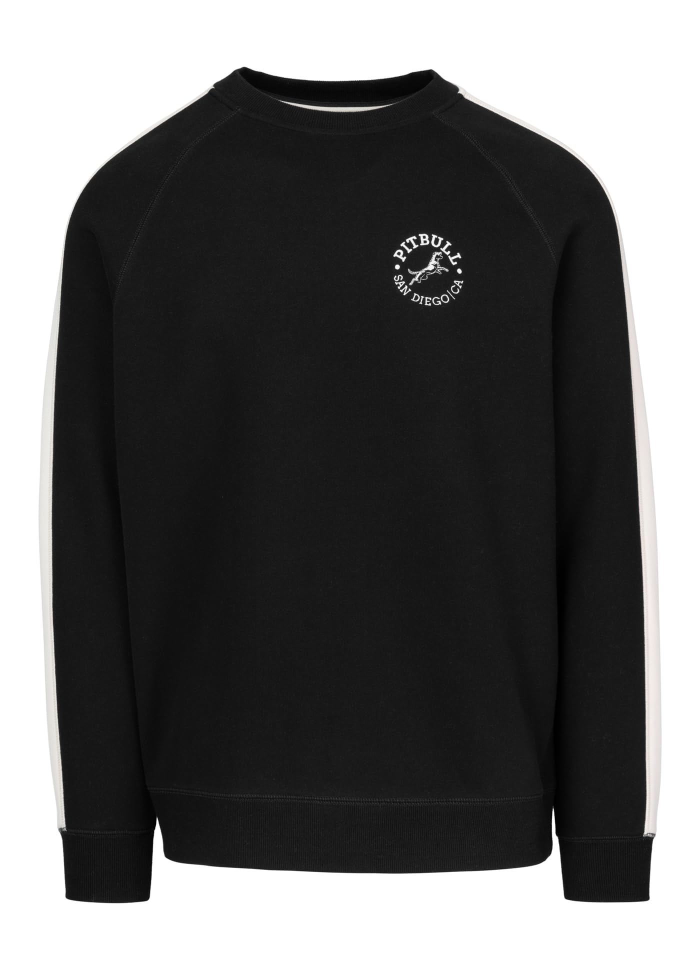 PITBULL - Bluza męska Crewneck SAN Diego CA, sweter męski, sportowy sweter z logo, regularny krój, bluza z długim rękawem
