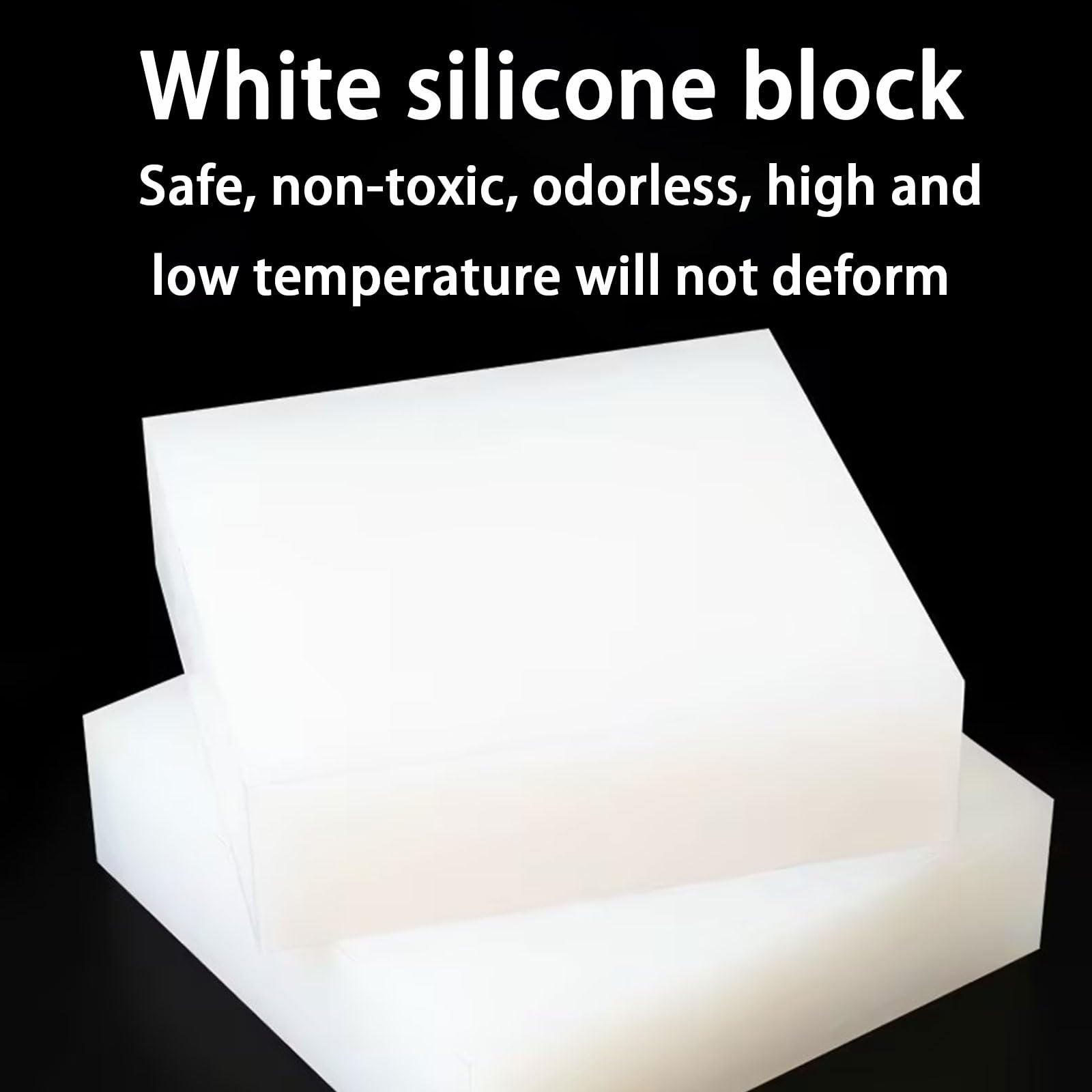 Blocco di Silicone Premium – Resistente al Calore per DIY, Artigianato, Stampaggio e Industria – Flessibile e Durevole,5PCS 100mm*100mm*15mm