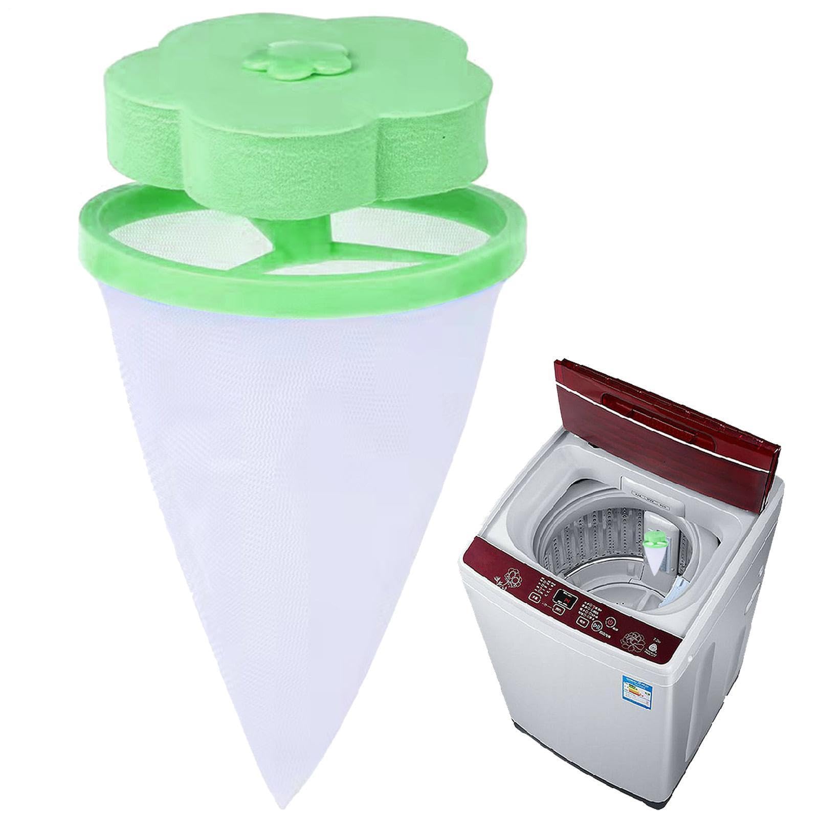 Washing Machine Hair Catcher,Reusable Hair Filter Bag for Laundry - Plum-Shaped Cleaning Mesh Bags, Household Floating — view 6