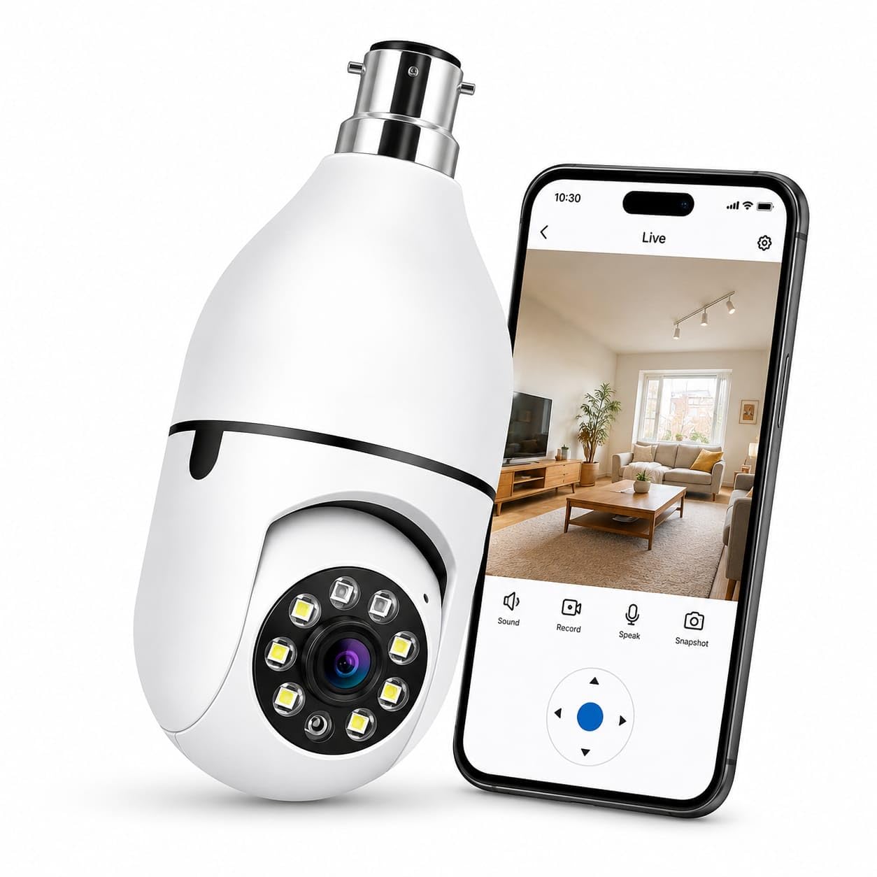 Wireless PTZ WiFi Security Camera with AI Human Detection, Dual Lens, Two-Way Audio, Full HD Night Vision, Smart Home CCTV Camera-picture-12