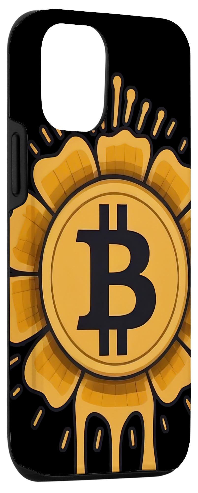 Amazon.co.jp: iPhone 13 Pro ビットコインや暗号通貨が好きな人のためのビットコインフラワー スマホケース : 家電＆カメラ