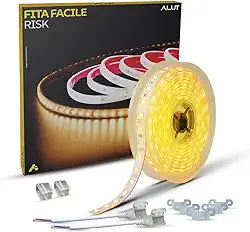 Fita Led Facile Risk 5 Metros 12w 10mm Branco Quente 2700k, Branco Neutro 4000k ou Branco Frio 6500k 120 leds a prova d'água Alut By Avant (Branco Quente 2700k, 220v)