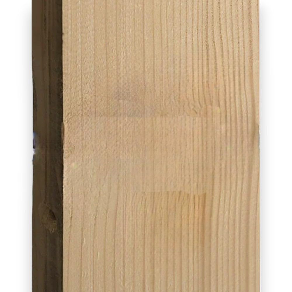 Controtelaio universale in legno di abete spessore 2 cm per porte interne con zanche in metallo premontate - 10.5 cm