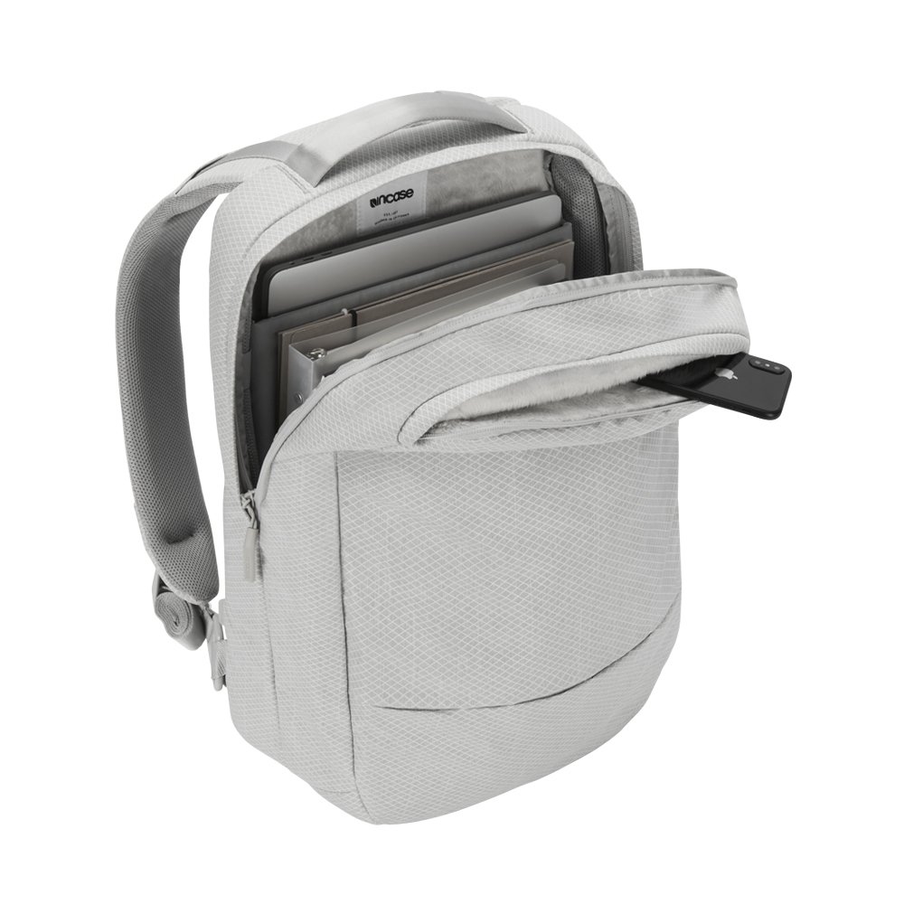 Incase City Compact Backpack with Diamond Ripstop - Cool Gray