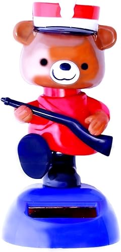 Miniatura 1 de Soldado de juguete de oso accionado solar