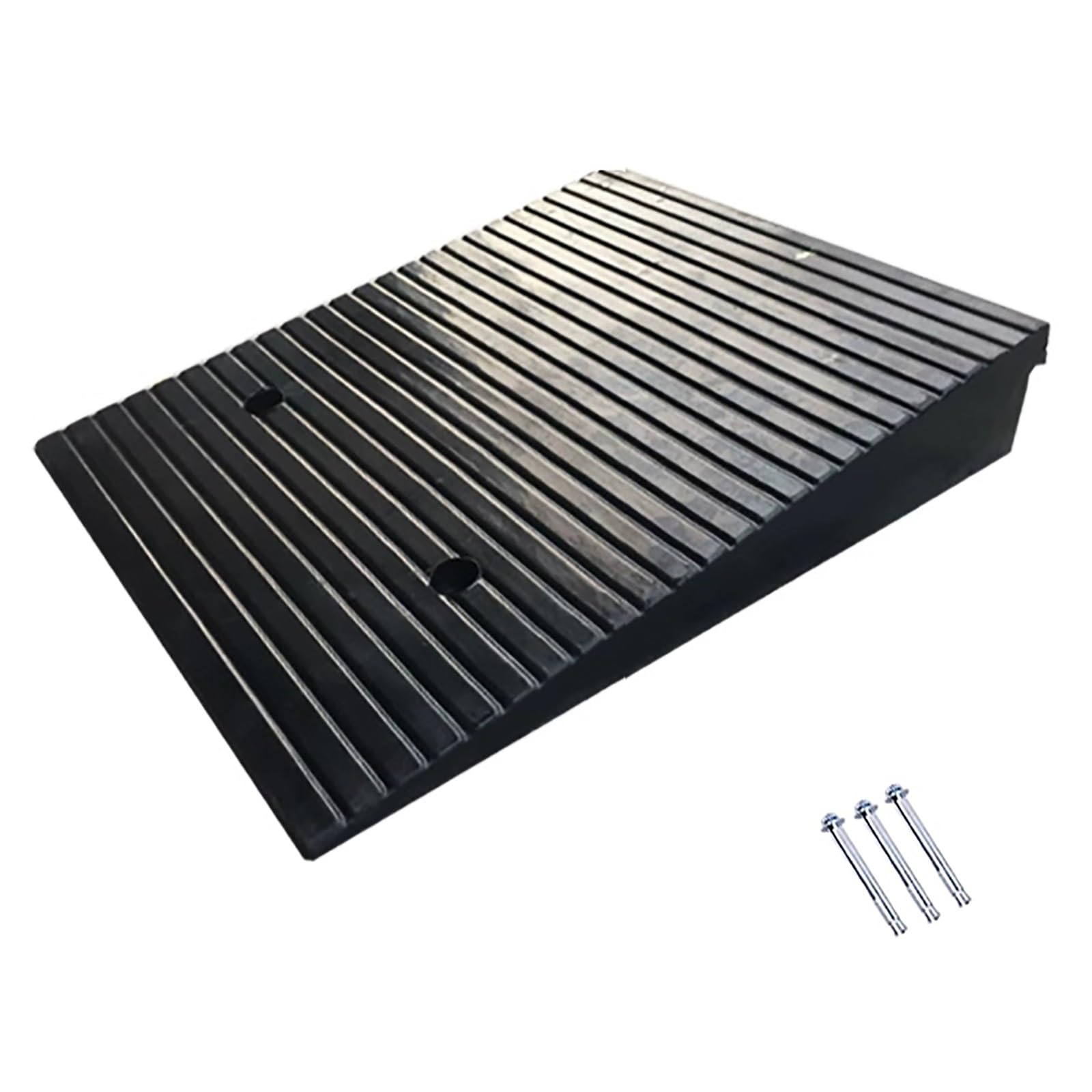 Rubber Curb Ramp, Portable Heavy Duty Driveway Curb Ramp for Sidewalk Loading Dock Cars Wheelchairs Motorcycle Trucks Scooter Lawn Mower(60 * 12 cm/23.6 * 4.7 in)