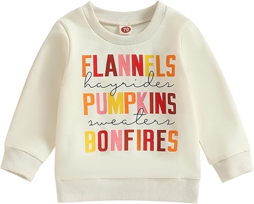 Miniatura 8 de Muasaaluxi Sudadera de manga larga con cuello redondo y calabaza para bebés, niñas y niños, ropa de Halloween, suéter de gran tamaño para otoño,