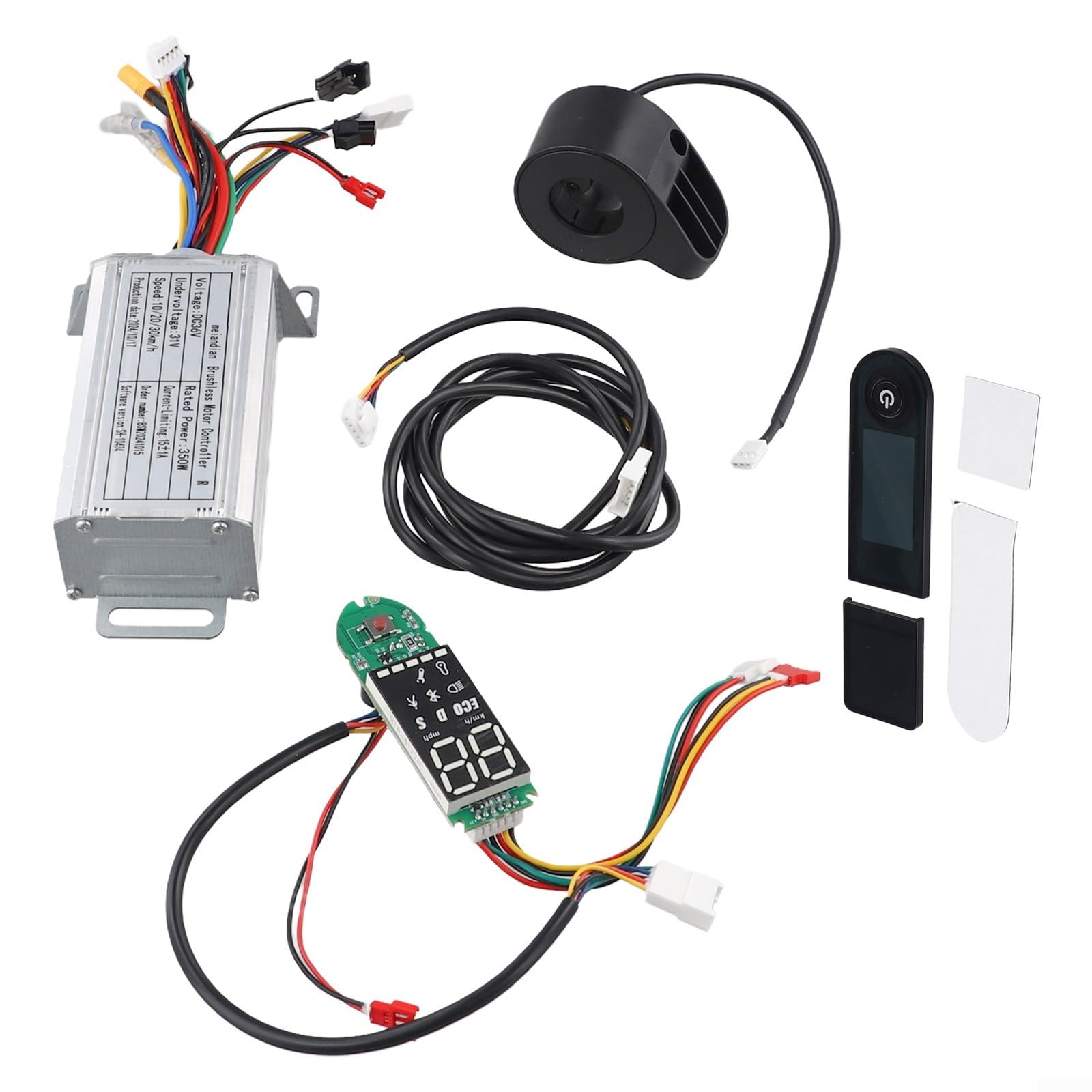 Kit completo di parti per scooter elettrico composto da controller 36 V DC350 W e accessori (A)