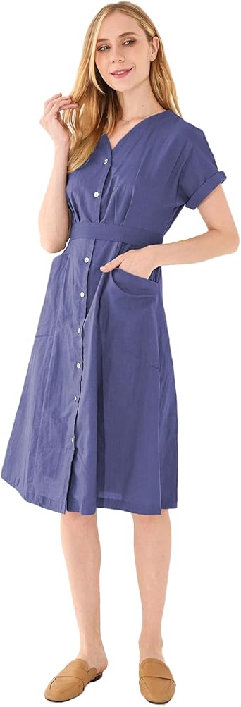 button down dresses amazon