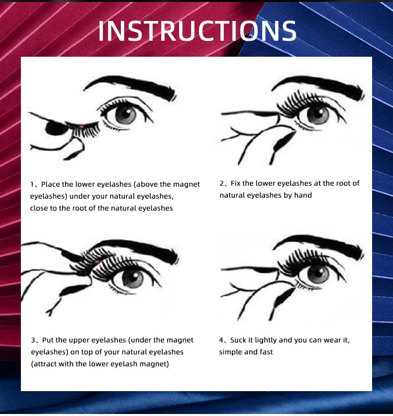 Miniatura 5 de Boellaa - Pestañas magnéticas 8D Quantum, conjunto de pestañas magnéticas 3D, juego de socios de pestañas magnéticas 3D, aspecto natural de pestañas
