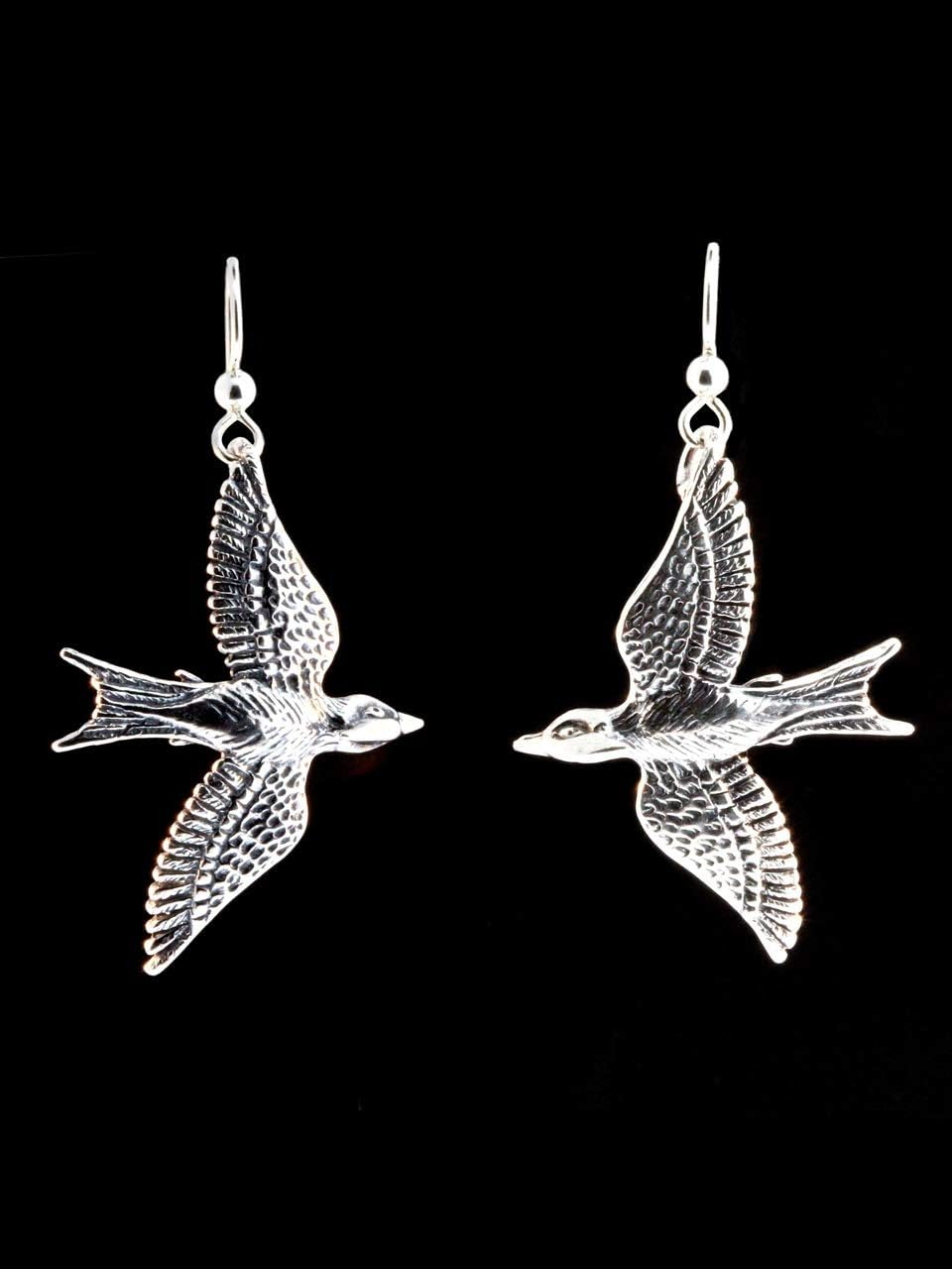 Silver Mocking Jay Earrings Mocking Jay Jewelry Bird Jewelry