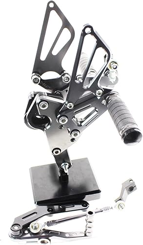 NBVLKH Reposapiés de motocicleta ajustable de aluminio para Yamaha FZ-09 MT09 2014 2015 2016 2017 2018 2019 2020 2011 2012 (gris) NBVLKH Reposapiés de motocicleta ajustable de aluminio para Yamaha FZ-09 MT09 2014 2015 2016 2017 2018 2019 2020 2011 2012 (gris)