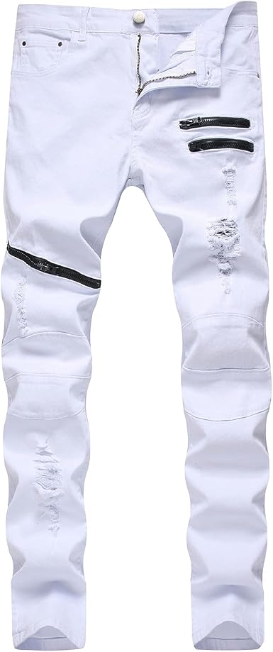 2021 Pantalones vaqueros para Hombre,Pantalones Casuales Moda Jeans trend  rotos largo Pantalones Talla grande Pants Skinny Pantalon Fitness Jeans  Largos Pantalones Retro Cómodo Ropa de hombre: Amazon.es: Ropa