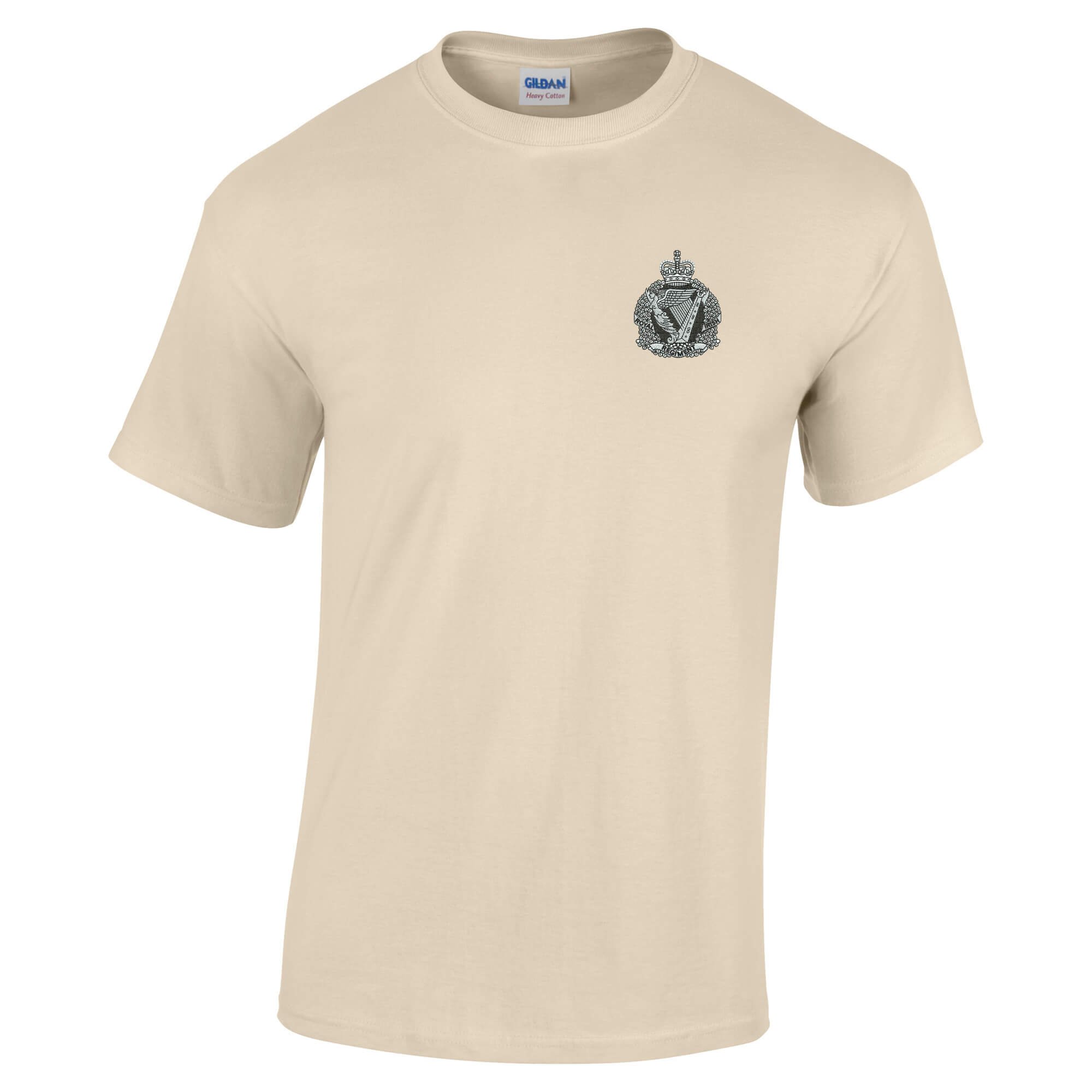 Pineapple Joe's Men's Sand Royal Irish Regit Embroidered T-Shirt - 2X Large