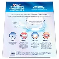Vista 9 de Kit de tiras Crest 3D Whitestrips, blanco como la luz, blanqueamiento de dientes, 10