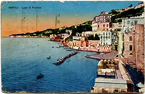 1927 Napoli - Capo di Posilipo - FP COL VG Cartolina Postale