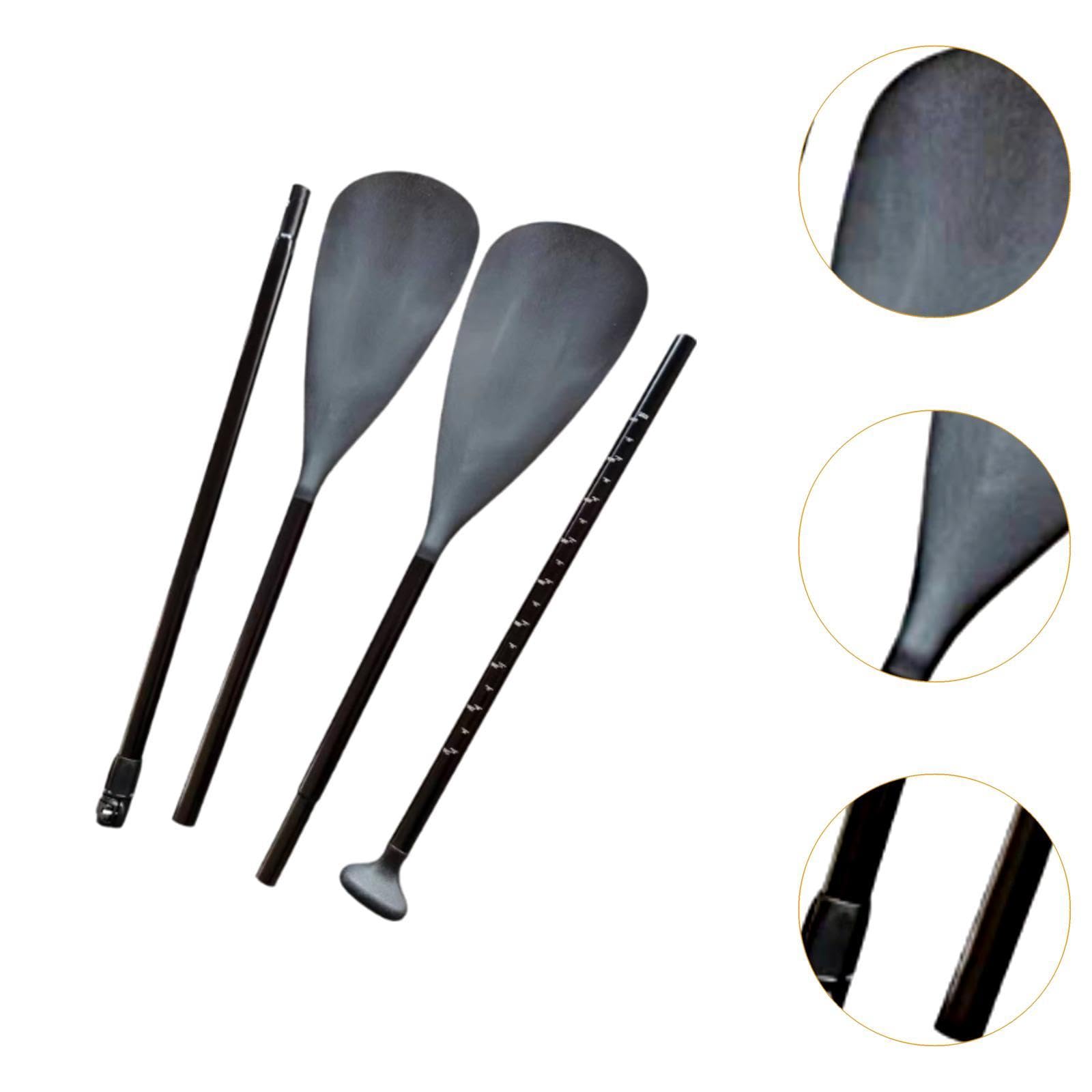 Kayak Paddles Portatile in Lega di Alluminio Rimovibili con Impugnatura Antiscivolo E estremità Doppie Adatte per Canoa Paddle Board Sport All'aperto
