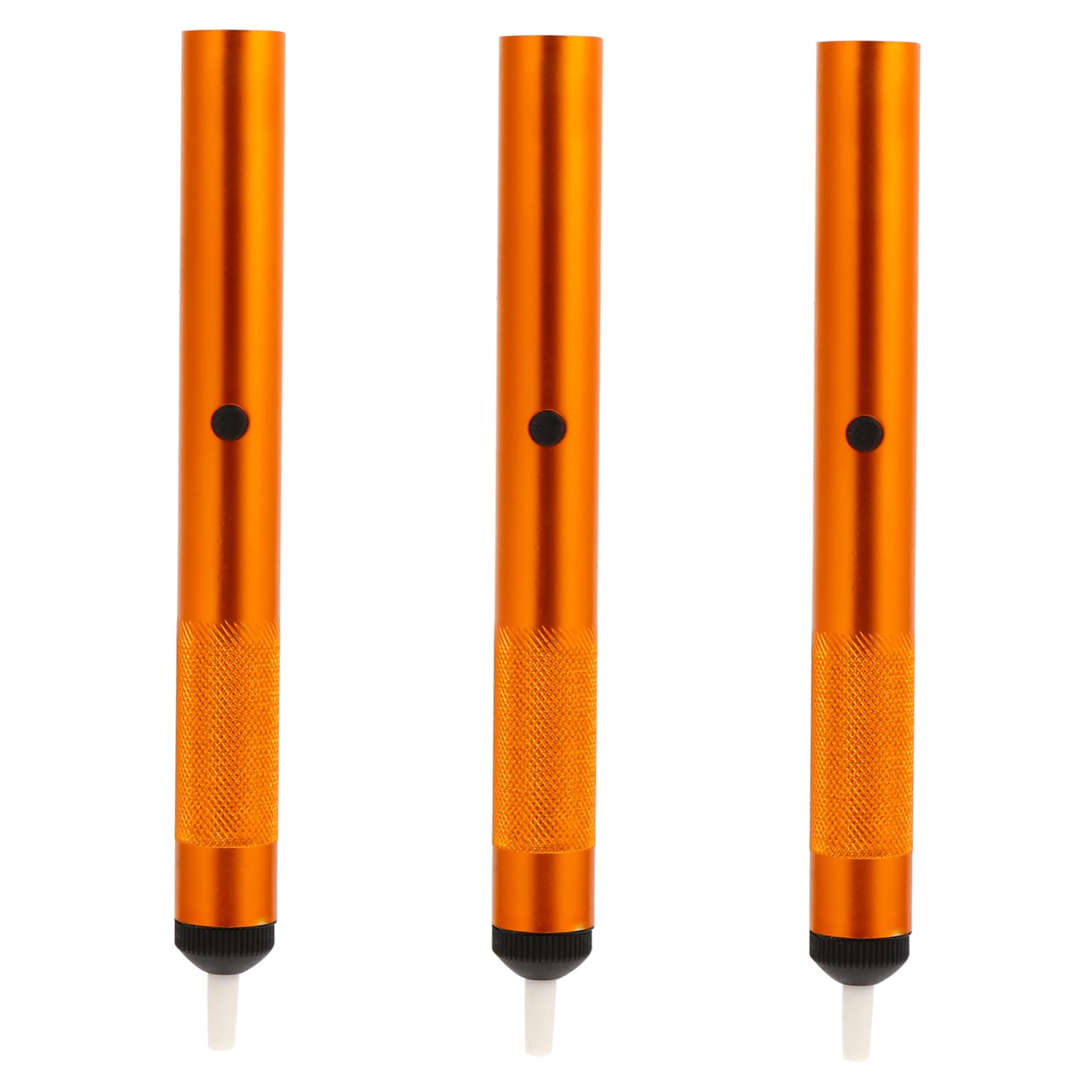 SEWACC 3Pcs Solder Sucker Tool Set Powerful Vacuum Desoldering Pump for Easy Solder Removal Comfortable Grip One Handed Use Durable Practical for Soldering Tasks