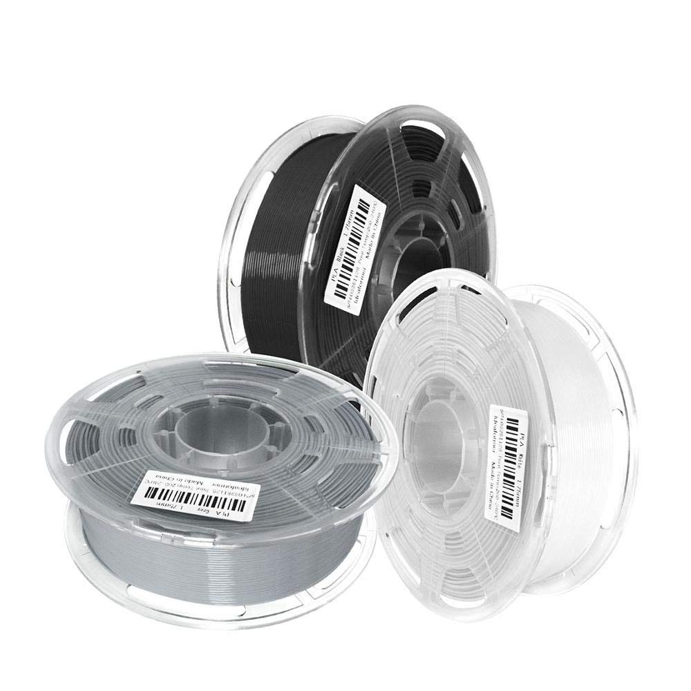 3D-Druckerfilament PLA 1,75 Mm Geruchsarm Maßgenauigkeit +/- 0,02 Mm 3D-Druckfilament 2,2 Pfund (1 Kg) Spule 3D-Druckermaterial PLA-leitfähiges Filament Mehrfarbig Optional(Color:Blau)