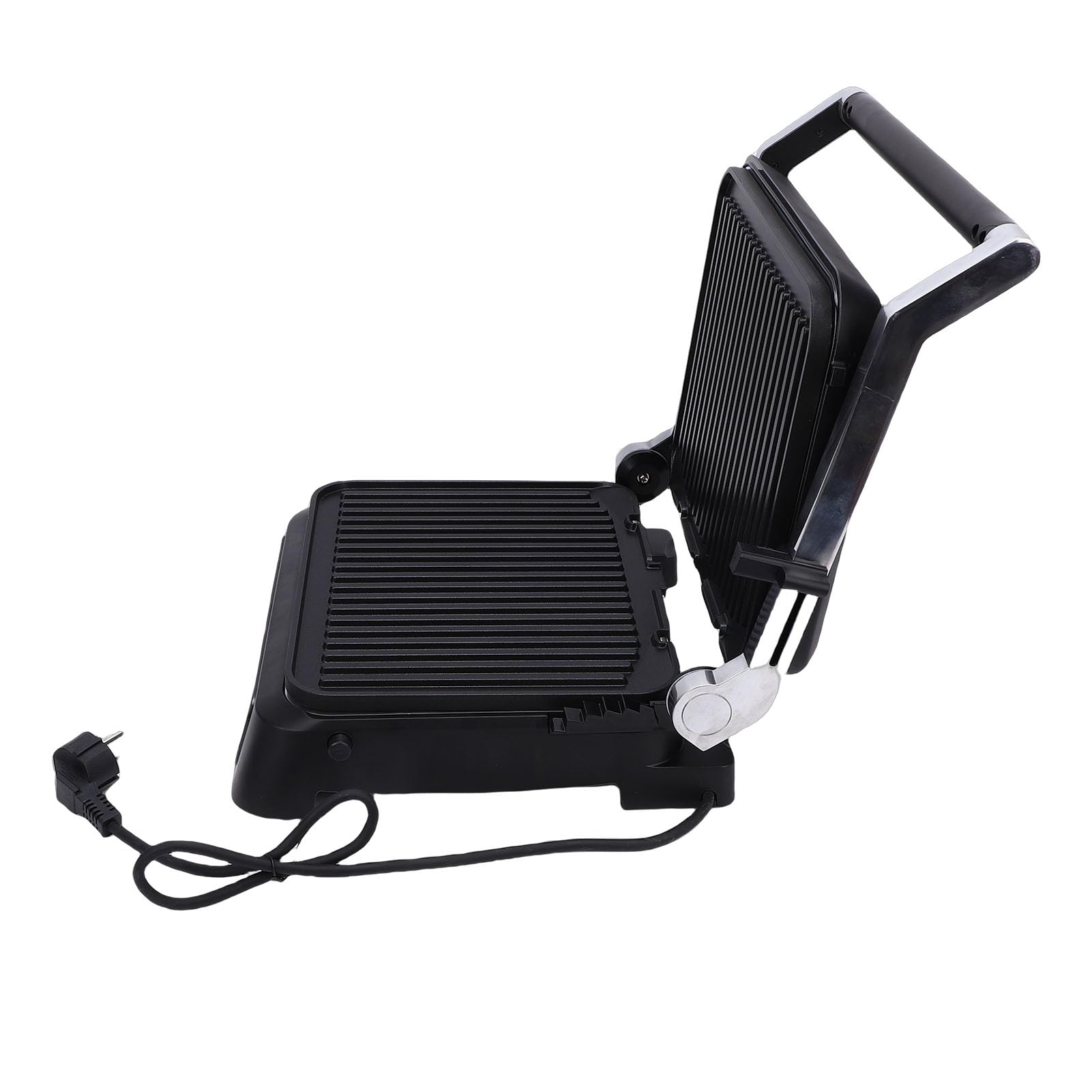 Socobeta Panini Press Grill Potente Sandwichera Eléctrica Antiadherente de 2000 W para Cocinar en Casa Comidas Familiares (Enchufe europeo)