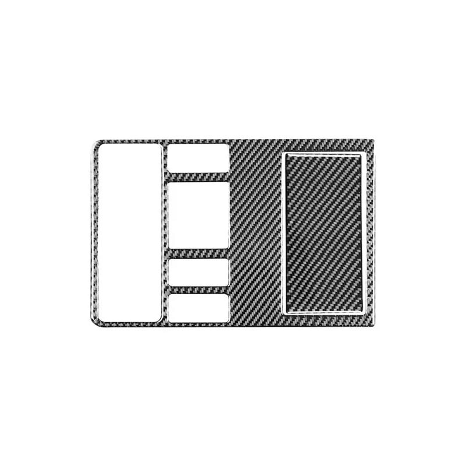 Panel Luz Lectura Delantera Fibra Carbono Coche Embellecedor Lámpara Lectura Pegatina Decorativa Interior Para X5 E53 2000-2006