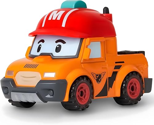 Miniatura 137 de Robocar Poli, Poke - Autos de juguete de metal, excavadora, vehículos de construcción, camión de juguete, regalos de cumpleaños para niños y niñas
