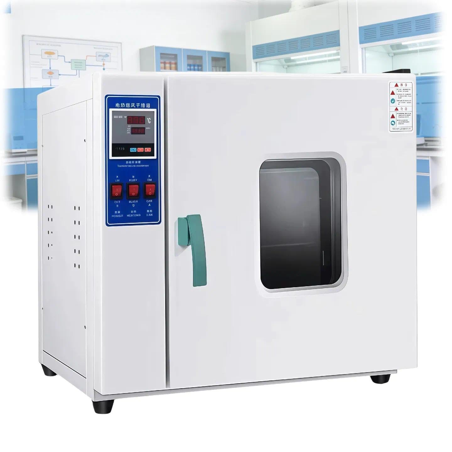 Forno Di Essiccazione SottoVuoto Da Laboratorio, Forno A Soffiaggio A Temperatura Costante Per Laboratorio Industria, Con Strumenti Intelligenti A Temperatura Controllabile(16L)