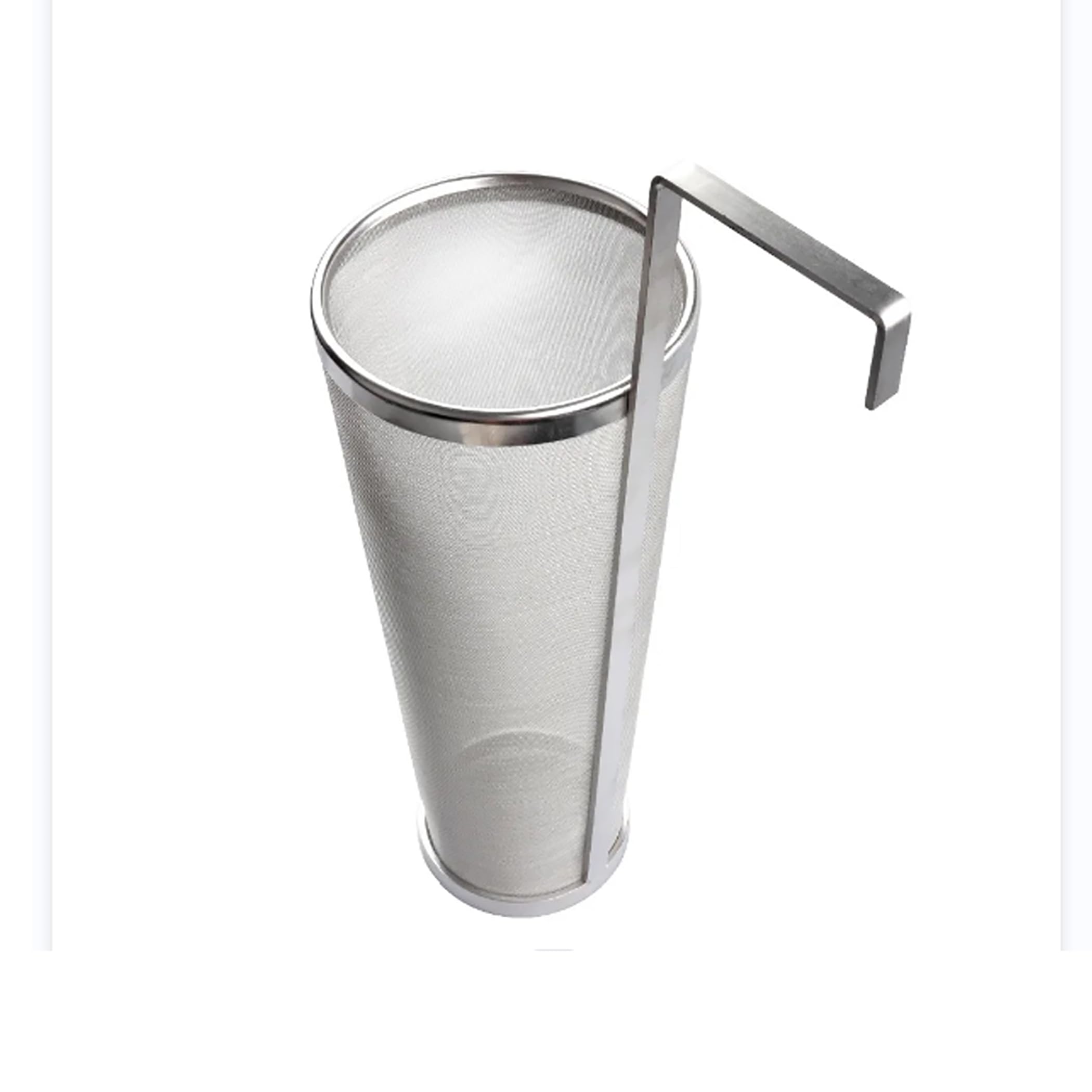 Brewing Hopper Spider Strainer, Acero Inoxidable 1 galón 300 Micron Cartucho de Malla Hop Spider Beer Lúpulo Filter Homebrew Hops Beer Tea Tetera Brew Filter(5.3''X16'')