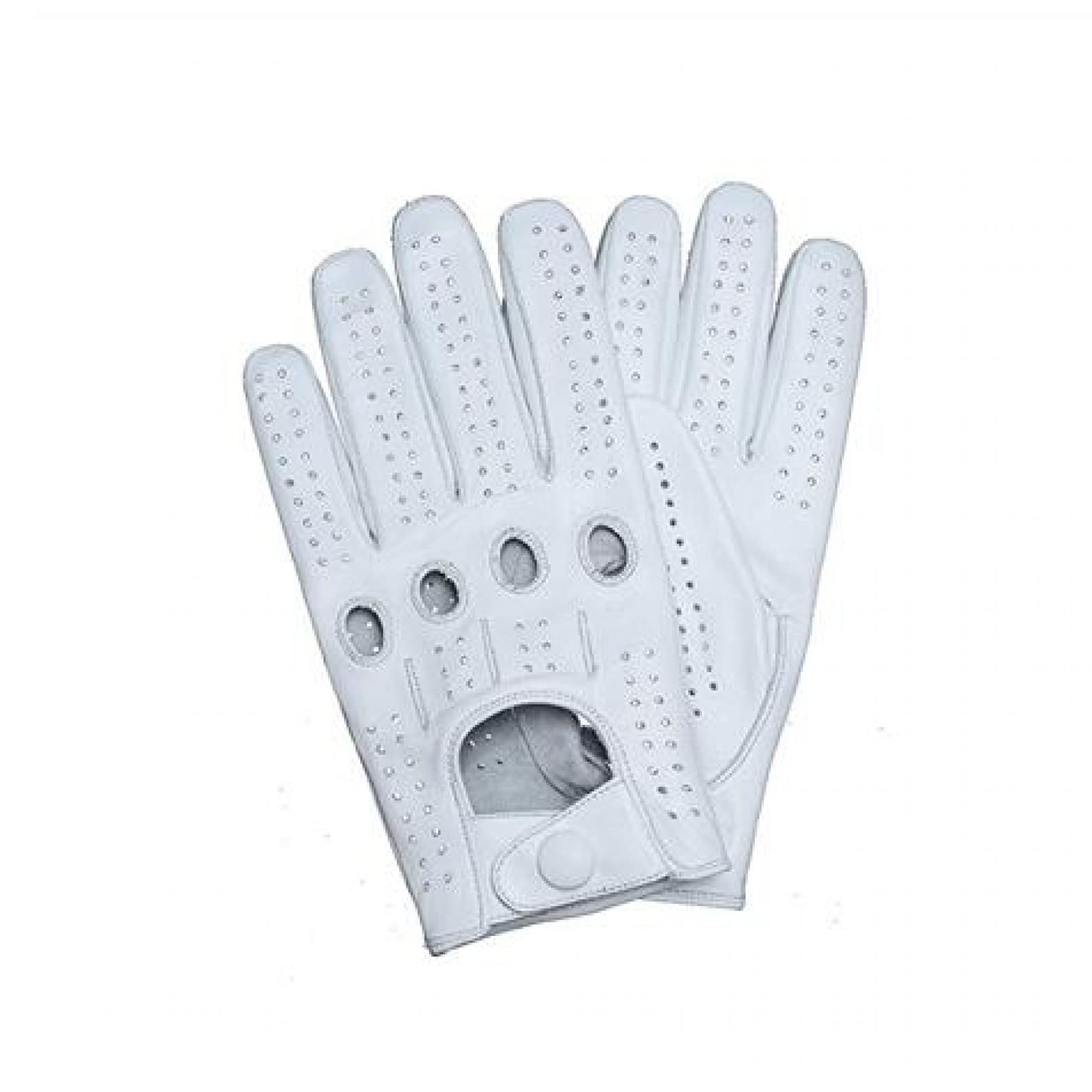 Motorradhandschuhe Herren Handschuhe Leder Fahrradhandschuhe Vollfinger Ungefüttert Anti-Rutsch Handschuhe Herren Lederhandschuhe