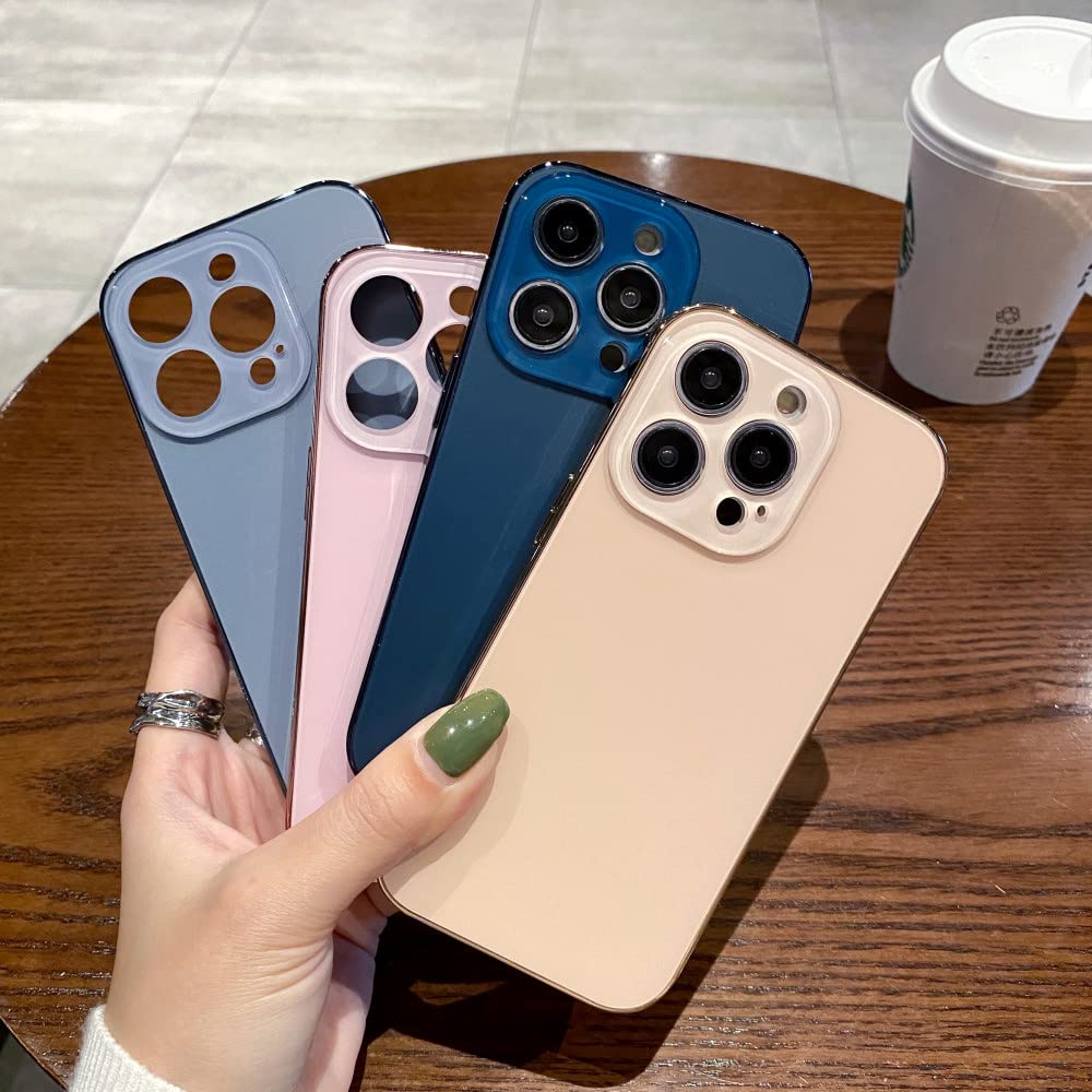 Funda para teléfono móvil de acrílico Mate galvanizado para Hombres y Mujeres Adecuada para iPhone 14 13 12 11 Pro MAX Plus, Rosa, para iPhone 11