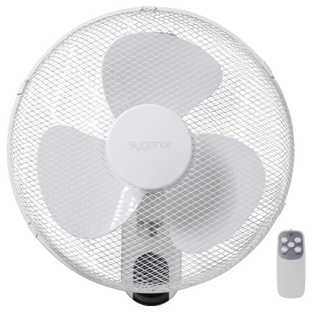 sygonix Ventilateur Mural 45 W (Ø x H) 430 mm x 480 mm Blanc