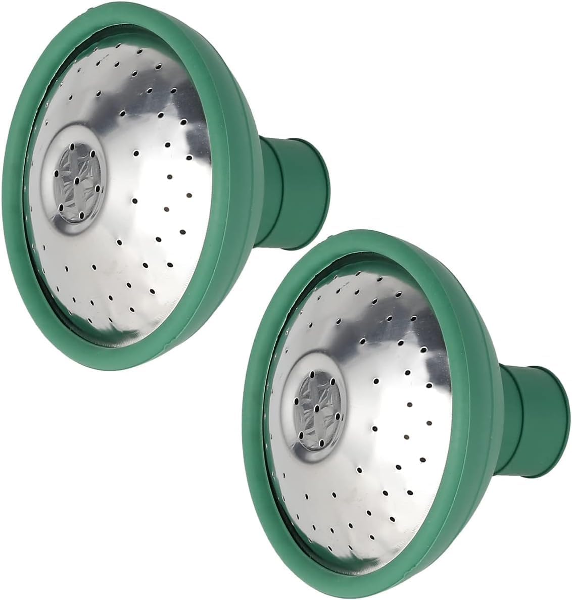 Sesaver 2Pcs Universal Garden Watering Can Rose Head Leakproof Kettle Sprinkler Nozzle, Rose Head Water Sprinkler Sprayer Fits All Standard Size Watering Cans For Indoor & Outdoor Garden (2Pcs)