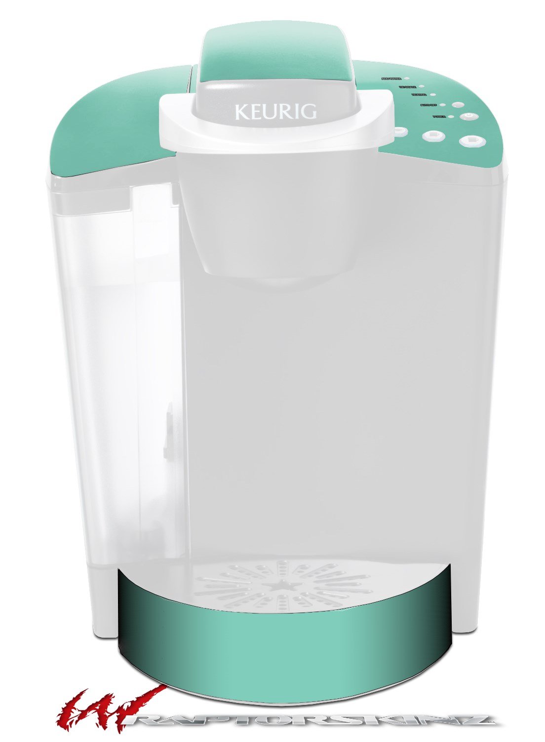 WraptorSkinz Decal Style Vinyl Skin compatible with Keurig K40 Elite Coffee Makers Solids Collection Seafoam Green (COFFEE MAKER NOT INCLUDED)