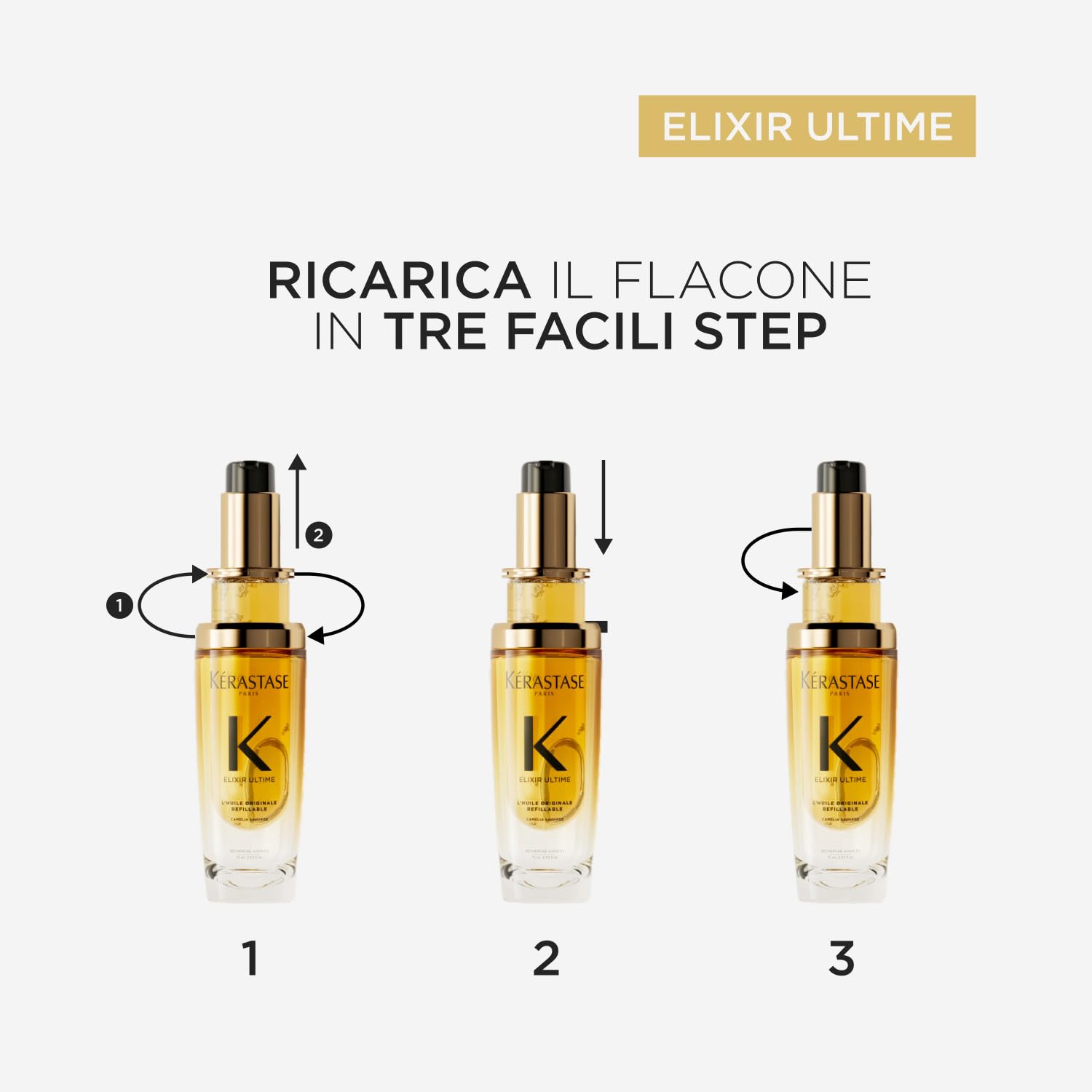 Kérastase L'Huile Originale Elixir Ultime Olio Per Capelli Secchi e Spenti 75 ml