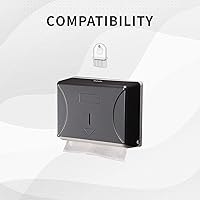 Vista 7 de Llave dispensadora de toallas de papel y 5 metanillos, llave dispensadora de papel higiénico, reemplazo universal para dispensadores de toallas