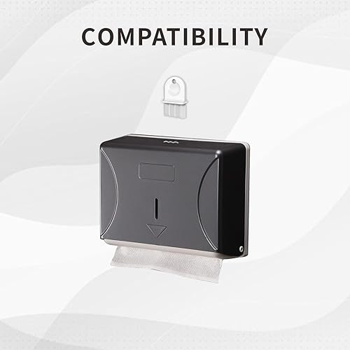 Miniatura 7 de Llave dispensadora de toallas de papel y 5 metanillos, llave dispensadora de papel higiénico, reemplazo universal para dispensadores de toallas de