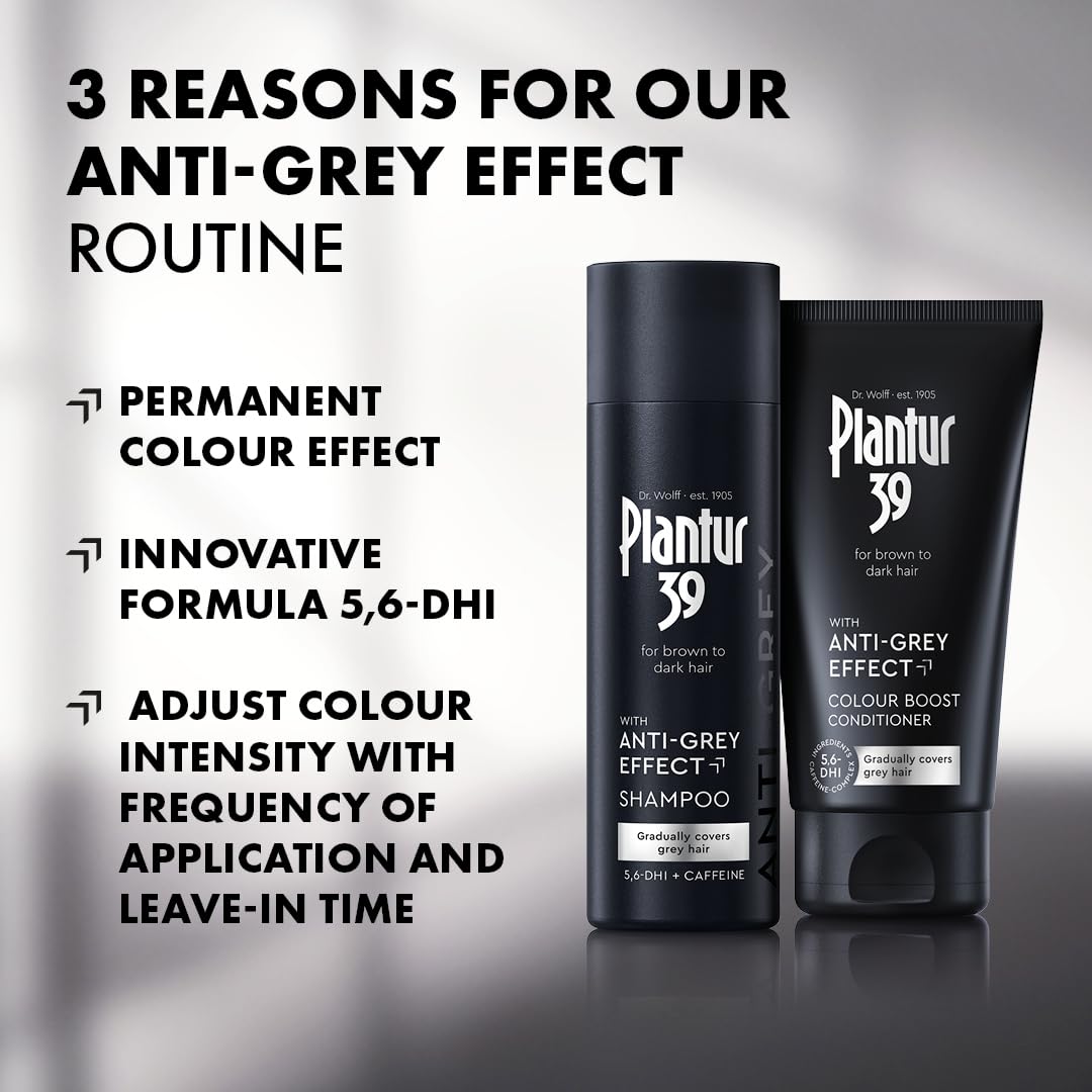 Plantur 39 Anti-Grey effect 5.6-DHI & Caffeine Set, 175 ml (Pack of 2) - Image 3