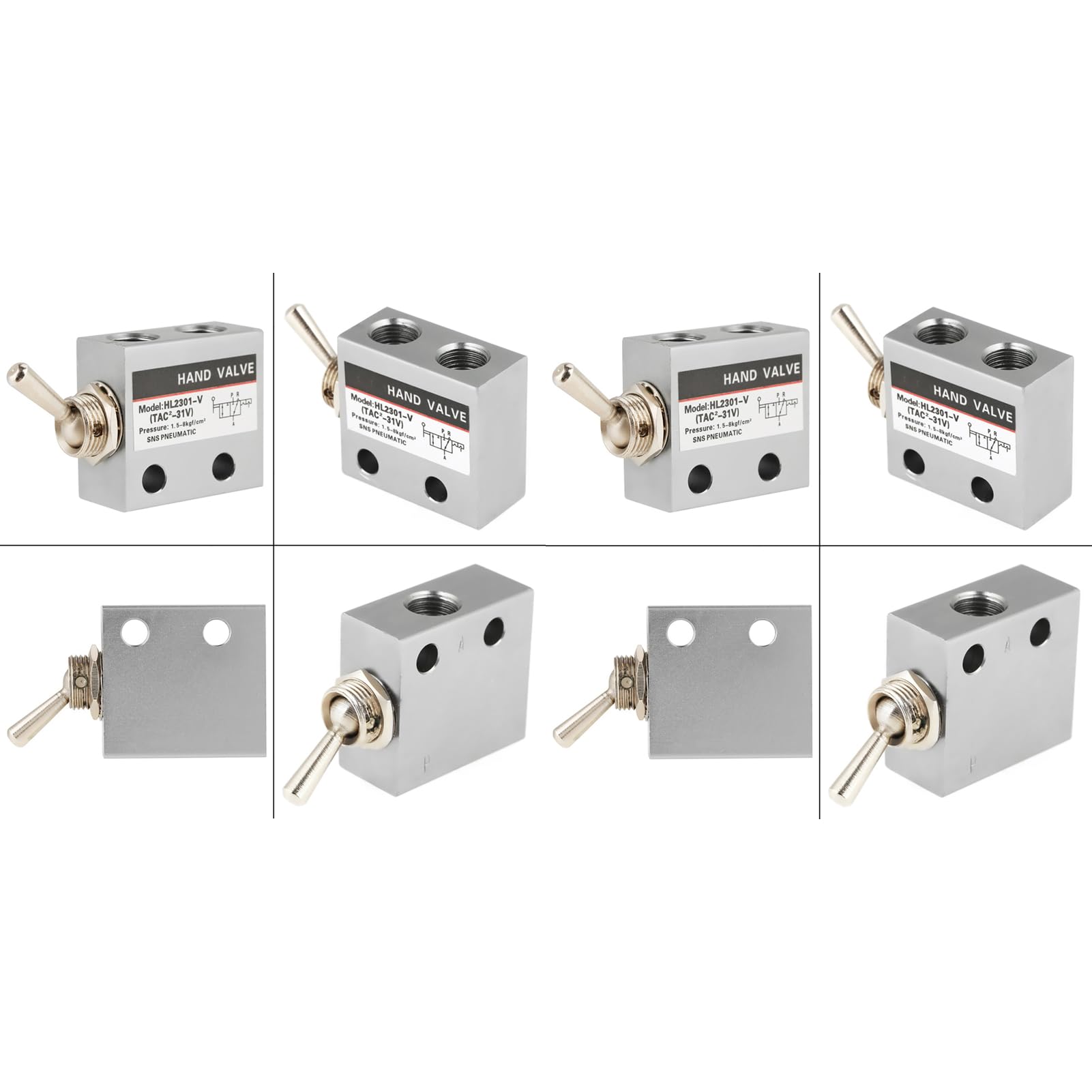 Vanne pneumatique mécanique HL2301 pour stopper fuites air comprimé - 8